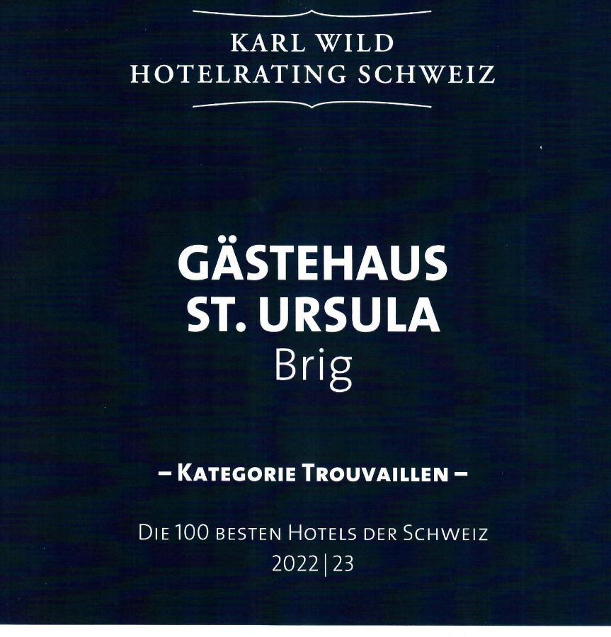 Gaestehaus St. Ursula Brig Bagian luar foto